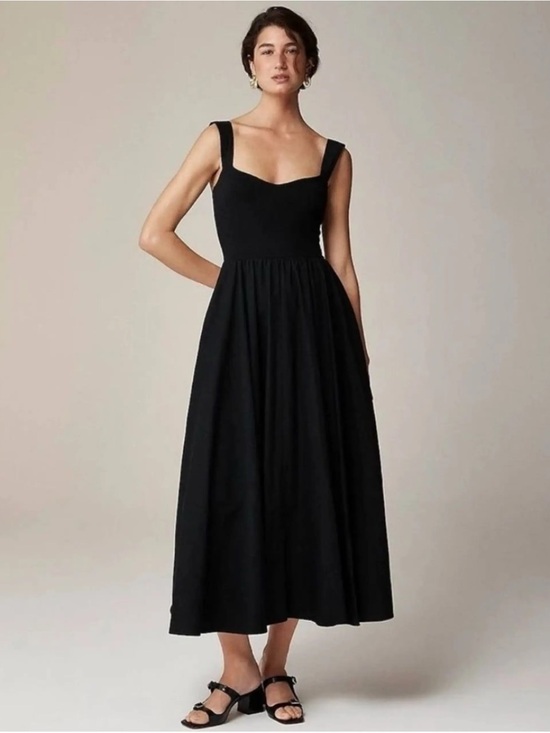 J. Crew Dresses & Skirts - J. Crew Sweetheart tank dress with poplin skirt